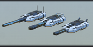Render of Chimera main weapons