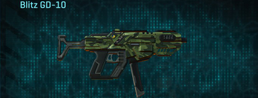 Blitz GD-10 with Amerish Forest weapon camouflage applied.