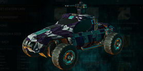 Stock VS Harasser with Patriot (TR variant) vehicle camouflage applied.