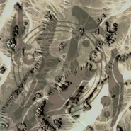 The same location's original appearance. The truth is out there. (The truth may be that it's a leftover from an earlier phase in game development that's become a red herring.)