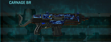 Carnage BR with Digital (NC) weapon camouflage applied.