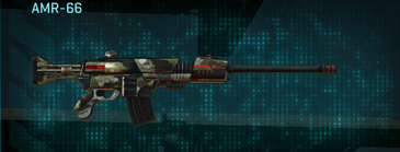 AMR-66 with Woodland weapon camouflage applied.