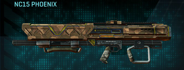 NC15 Phoenix with Indar Plateau weapon camouflage applied.