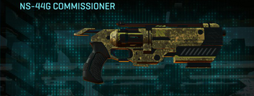 NS-44G Commissioner with Indar Canyons V2 weapon camouflage applied.