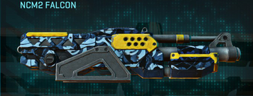 NCM2 Falcon with Alpha Squad (NC) weapon camouflage applied.