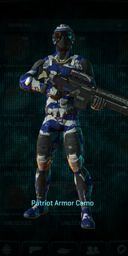 NC Infiltrator with Patriot (NC variant) armor camouflage applied.
