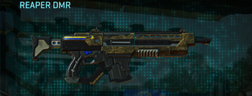 Reaper DMR with Indar Canyons V2 weapon camouflage applied.