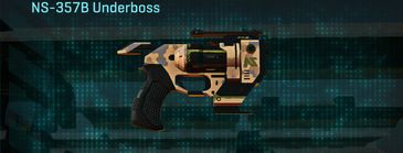 NS-357B Underboss with Indar Canyons V1 weapon camouflage applied.