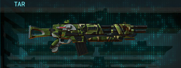 TAR with Jungle Forest weapon camouflage applied.