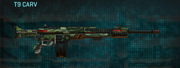 T9 CARV with Amerish Forest weapon camouflage applied.