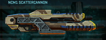 NCM1 Scattercannon with Indar Scrub weapon camouflage applied.