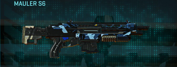 Mauler S6 with Alpha Squad (NC) weapon camouflage applied.