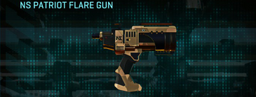 NS Patriot Flare Gun with Indar Plateau weapon camouflage applied.