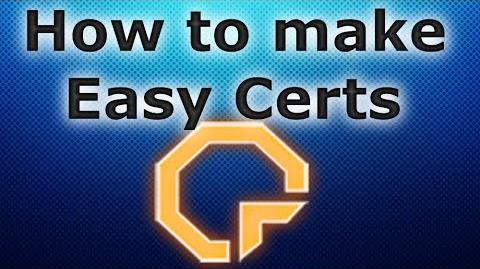 How to Make Easy Certs- Complete Cert Guide- (Planetside 2)