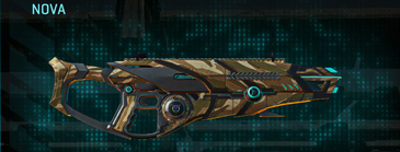 Nova with Indar Dunes weapon camouflage applied.