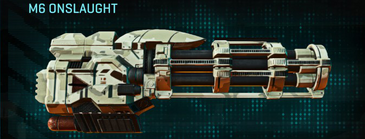 M6 Onslaught with Indar Dry Ocean weapon camouflage applied.