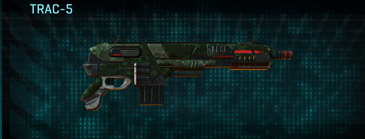 TRAC-5 with Clover weapon camouflage applied.