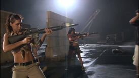 The Badass Babes of Planet Terror, Emmy Robbin with an M16A2 and Electra Avellan with an M16 or M16A1.