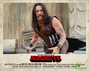 Machete lobby card.