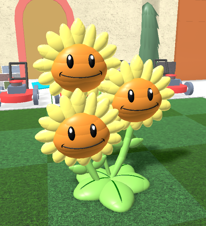 Triplet Sunflower, Plants vs Zombies 2: It's Fighting Time Improved Wiki