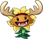 Primal Sunflower pretending to be a reindeer