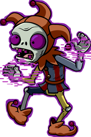 Plants vs zombies Jester zombie first game style by KnockoffBandit on  DeviantArt