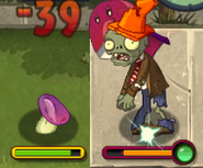 Атакует в Plants vs. Zombies: All Stars