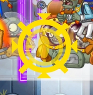Прицел в китайской версии игры Plants vs. Zombies 2: It's About Time