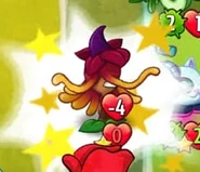 Получает урон