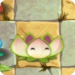 Танцует при воздействии покормленной Подсолнуха-певицы в китайской версии Plants vs. Zombies 2