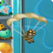 Летающий зомби-чертёнок прыгает