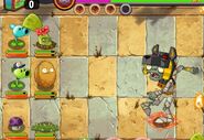 В качестве босса кидает кость в Plants vs. Zombies: All Stars