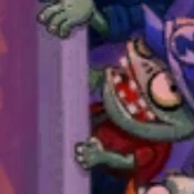 В меню режима Мультиплеер на трибуне с кепкой в Plants vs. Zombies Heroes