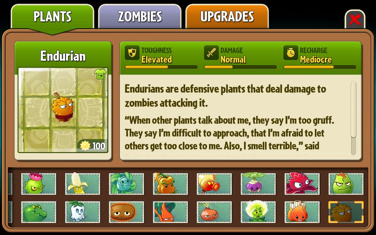 Терпящий дуриан | Plants vs. Zombies Wiki | Fandom