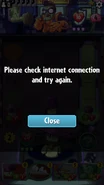 The player disconnects