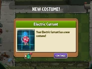 Getting its second costume