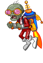 HD Jetpack Zombie (SVG)