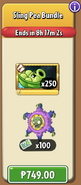 Sling Pea's bundle in the store (10.0.1)