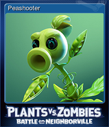 Peashooter's trading card