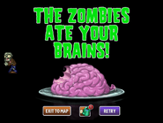 8-Bit Zombie ate the players brains.