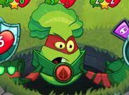 Grass Knuckles' expression when a legendary zombie is played