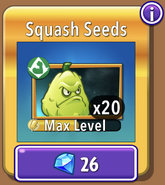 Squash's seeds in the store (10.6.2, Gold)