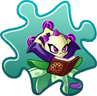 Clamshell Orchid Mage's costumed Puzzle Piece