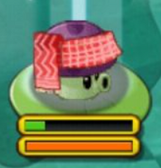 Puff-shroom on Lily Pad