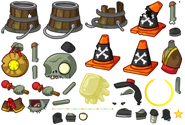 Gong Zombie's sprites