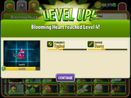 Blooming Heart reaching Level 4