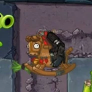 A defeated Cavalry Zombie