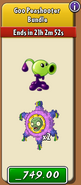Goo Peashooter's bundle in the new store