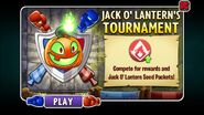 Jack O' Lantern in an ad for Jack O' Lantern's Tournament