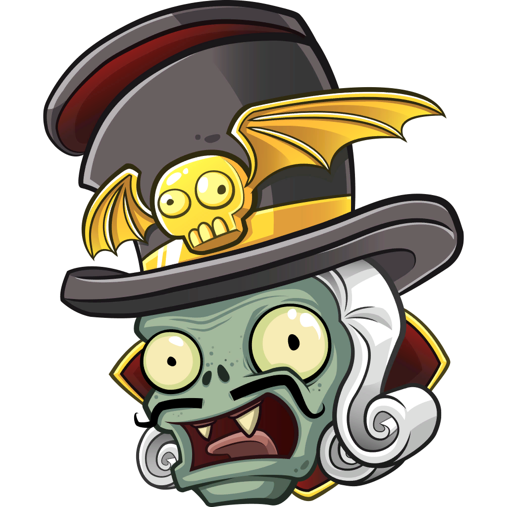 Zombies Wiki - Plants Vs Zombies Garden Warfare 2 Baron Von Bats, HD Png  Download - 1024x1024 (#6839184) - PinPng